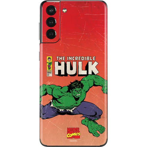 Marvel Classic Comics The Incredible Hulk Galaxy S21 Plus 5G Skin